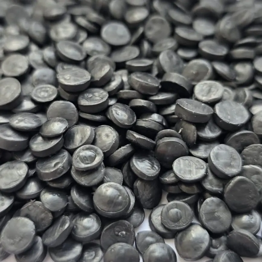 Чорні дискові гранули HDPE